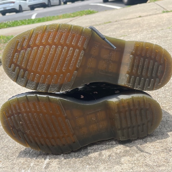 Dr Martens 1460 PASCAL LEATHER WILD HEART PRINTED LACE UP BOOTS - Picture 6 of 7